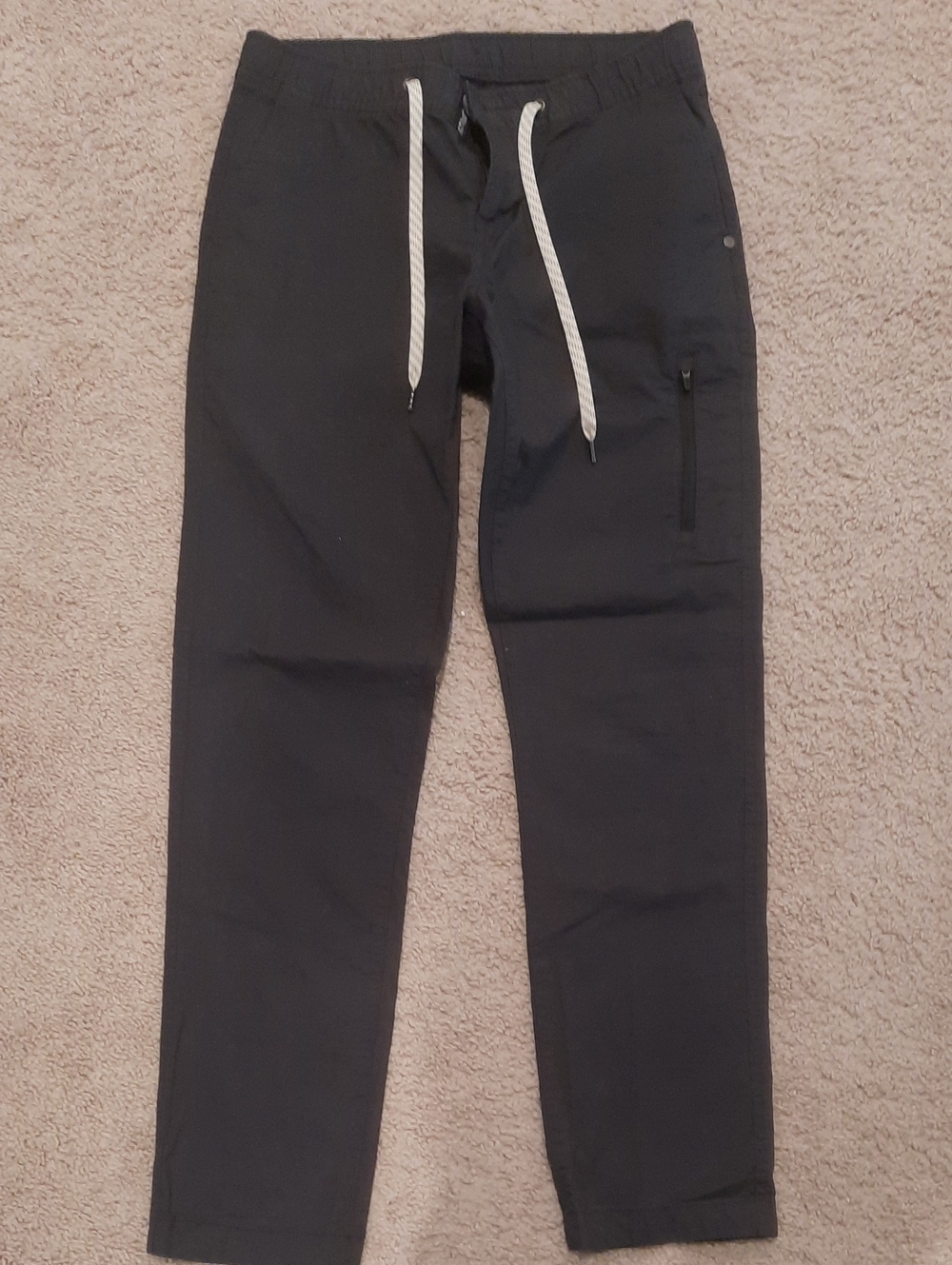 Vuori Women's Gray Straight-Leg Drawstring Pants